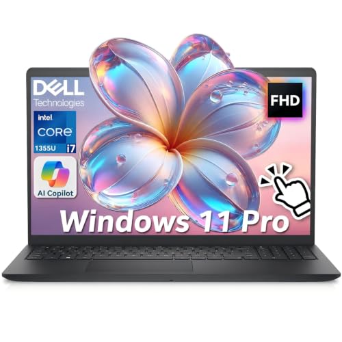 Dell 15 Business Touchscreen Laptop–Intel Core i7-1355U (10-Core), 32GB RAM, 1TB SSD Windows 11 Pro, Office 365 for the Web –15.6" FHD Touch, AI Copilot –2026 New Computer