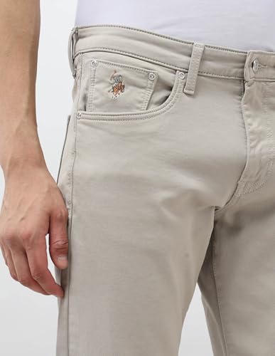 U.S. Polo Assn. Denim Co. Men's Harold Slim Straight Fit Color Denim Jeans