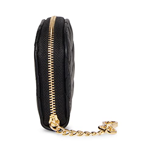 Steve Madden JADEZ Dome Zipper Pouch, Black