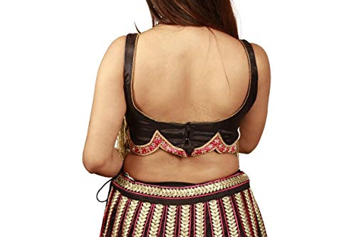 Lally Creation Designer Hand made Blouse and Lehenga