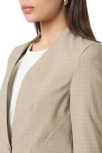 Van Heusen Women's Blazer (VWBZCRGPV42356_Beige