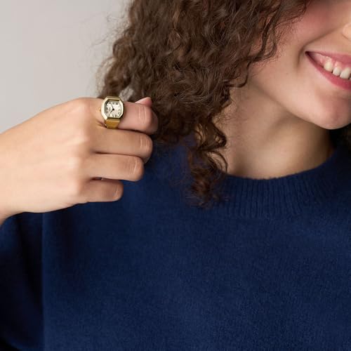 Fossil Analog Beige Dial Women's Watch-ES5446