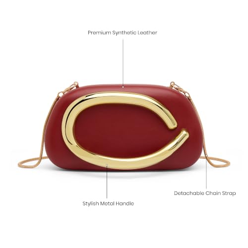 Akiki London Women's Devon Frame Clutch | Ladies Purse | Gift For Women