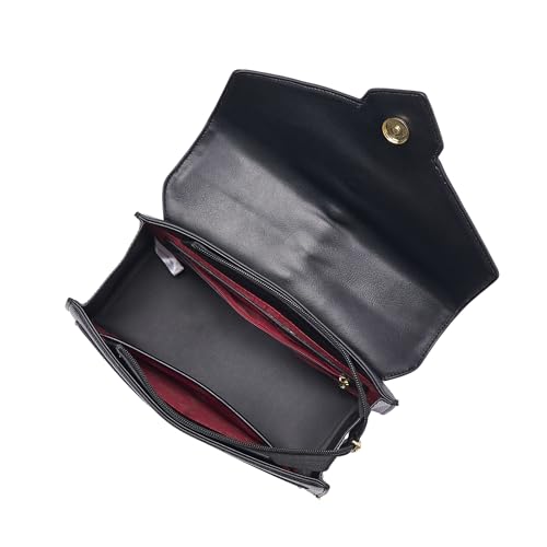 Akiki London Women's Ledbury 26 Small Flap Satchel Handbag | Satchel Bag for Work | Ladies purse | Stylish Shoulder Bag | Gift For Women