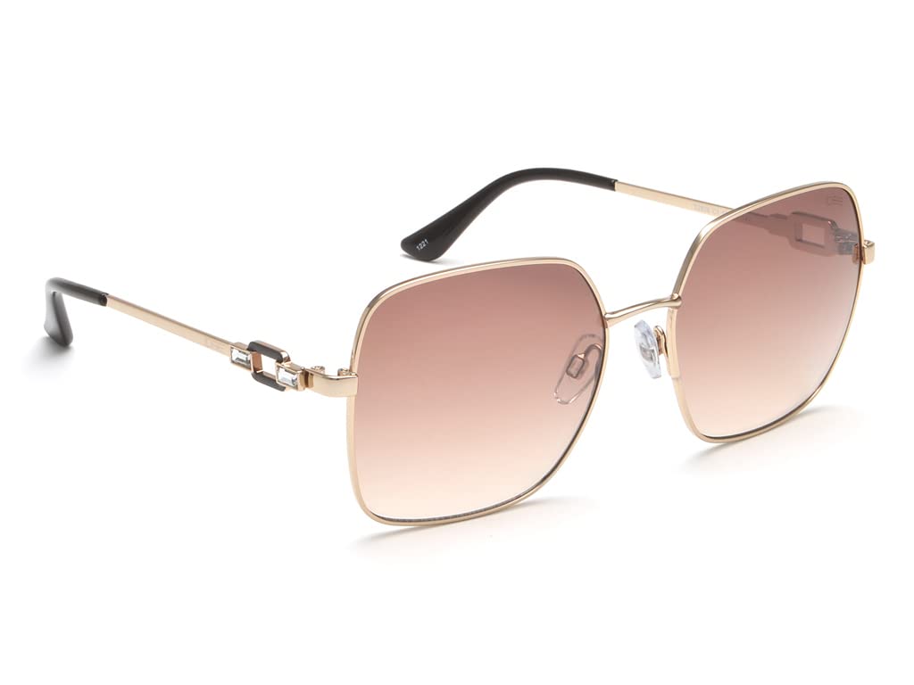 IDEE_Square_Metal_Women_UV Protected_Full Rim_SUNGLASS