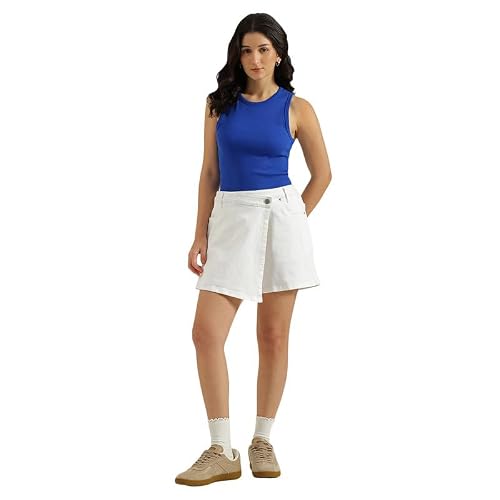 United Colors of Benetton Solid Regular Fit Skorts