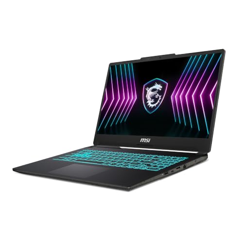 MSI Cyborg 15, Intel 2nd Series. Core 7 240H, 40CM FHD 144Hz Gaming Laptop (16GB/512GB NVMe SSD/Windows 11 Home/NVIDIA GeForce RTX 3050, GDDR6 6GB/Translucent Black/1.98Kg) A2RUDX-110IN