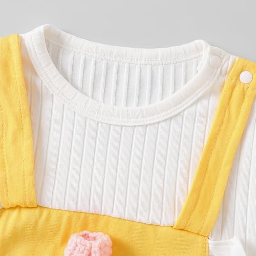 Hopscotch Floral Applique Onesie (12-18 Months)