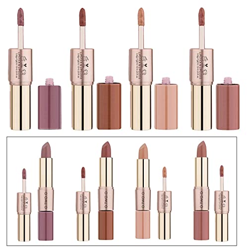 Merishopp 0.35 fl Oz Velvet Matte Liquid Lipstick Not Fade + Lip Gloss 01 |Health & Beauty | Makeup | Lips | Lipstick