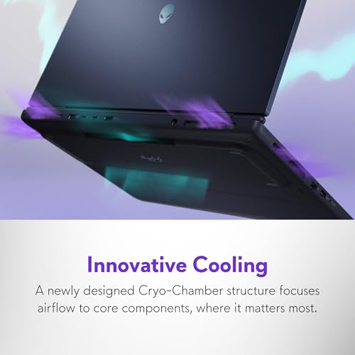 Alienware 16 Aurora Laptop AC16250-16-inch 16:10 WQXGA Display, Intel Core 7-240H Series 2, 16GB DDR5 RAM, 1TB SSD, NVIDIA GeForce RTX 5060 8GB GDDR7, Windows 11 Home, Onsite Service - Blue