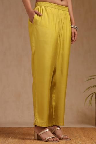 Soch Women's Chanderi Chudidar Set (EWA5CD22065_Light Green