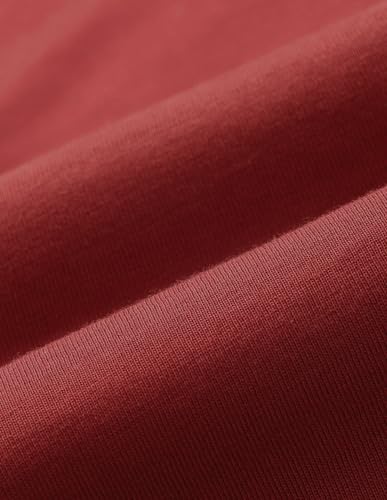 U.S. POLO ASSN. Mens Solid Half Sleeve Graphic Round Neck T-Shirts (UDTSHS0861_DK. RED_M)