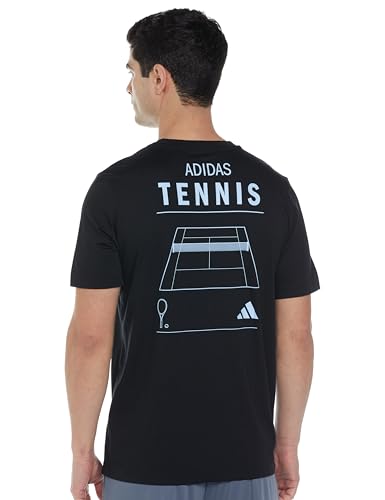 adidas Men M Tns Cat G T Sports T-Shirts, Black, Large