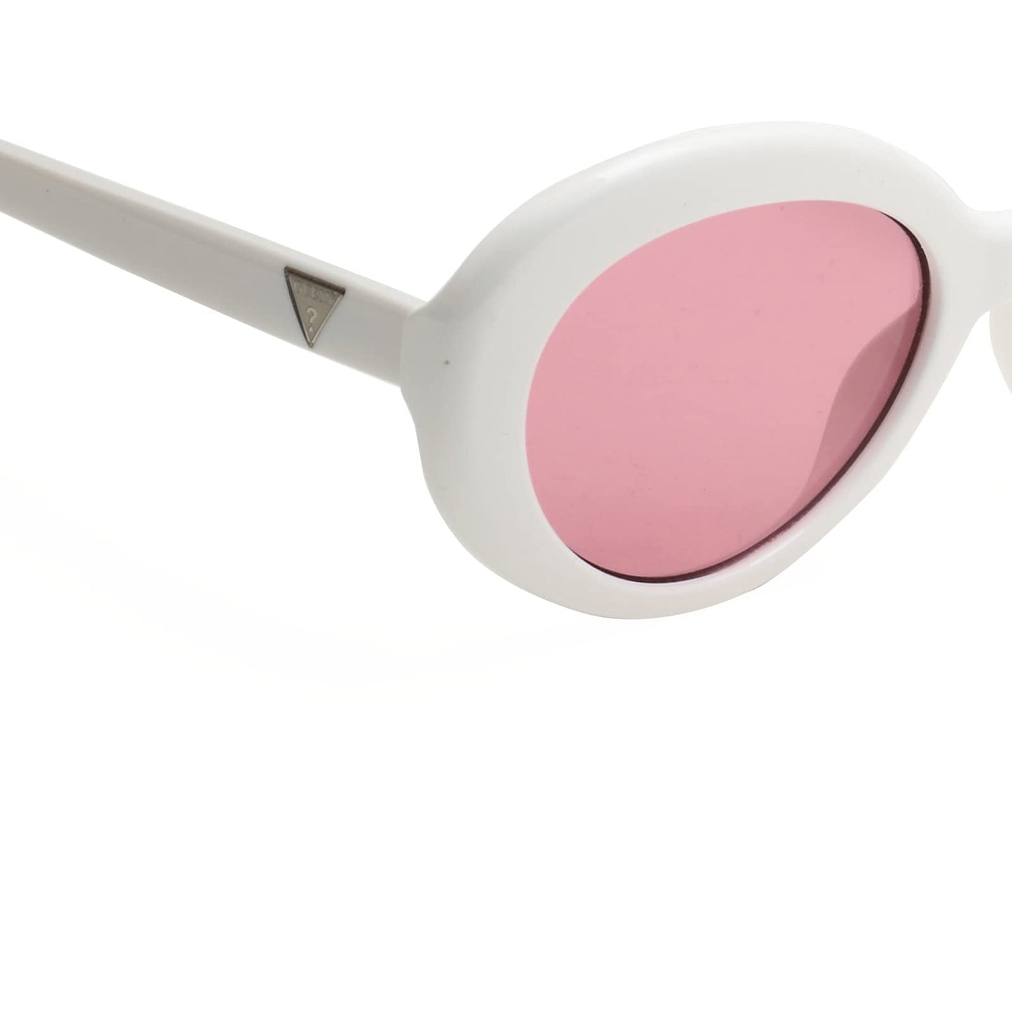 Guess Solid Oval Women Sunglasses - (GU7576 21S 55 S |55| Pink Color Lens)