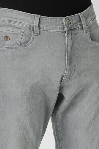 Van Heusen Men's Regular Jeans (VXDNCBTFC83726_Grey