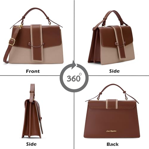 Lavie Signature Women's Ashby Satchel Bag | Satchel Handbag for Work | Ladies Purse | Stylish Shoulder Bag | Gift for Women
