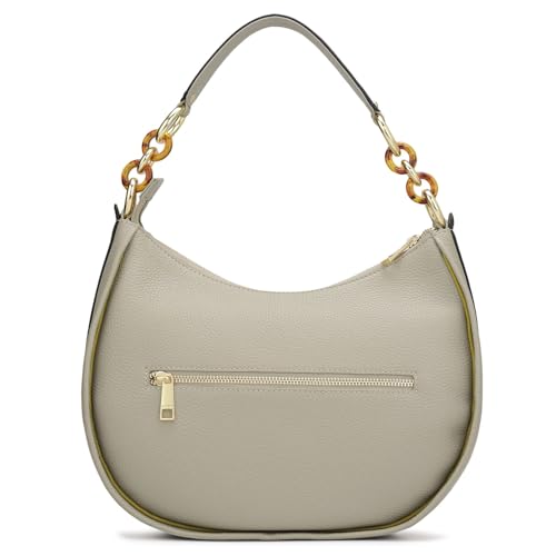 Da Milano Genuine Leather Green Hobo (Small)