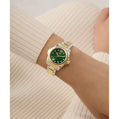 GUESS Collection Bolt Lady Green Round Dial Analog Women's Watch - Z58002L9