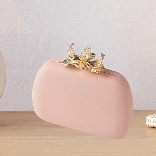 Enakshi® Floral Clutch Evening Purse with Shoulder Strap Women Elegant Bridal Handbag pink|Clothing, Shoes & Accessories | Womens Handbags & Bags