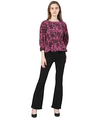 VERO MODA Regular Fit Top(252761201_Deep Orchid_XXL)