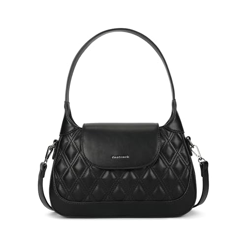 Fastrack Carry Curve Satchel Faux-Leather Women’s Handbag | Quilted Design with Dual Carry Options & Roomy Main Compartment