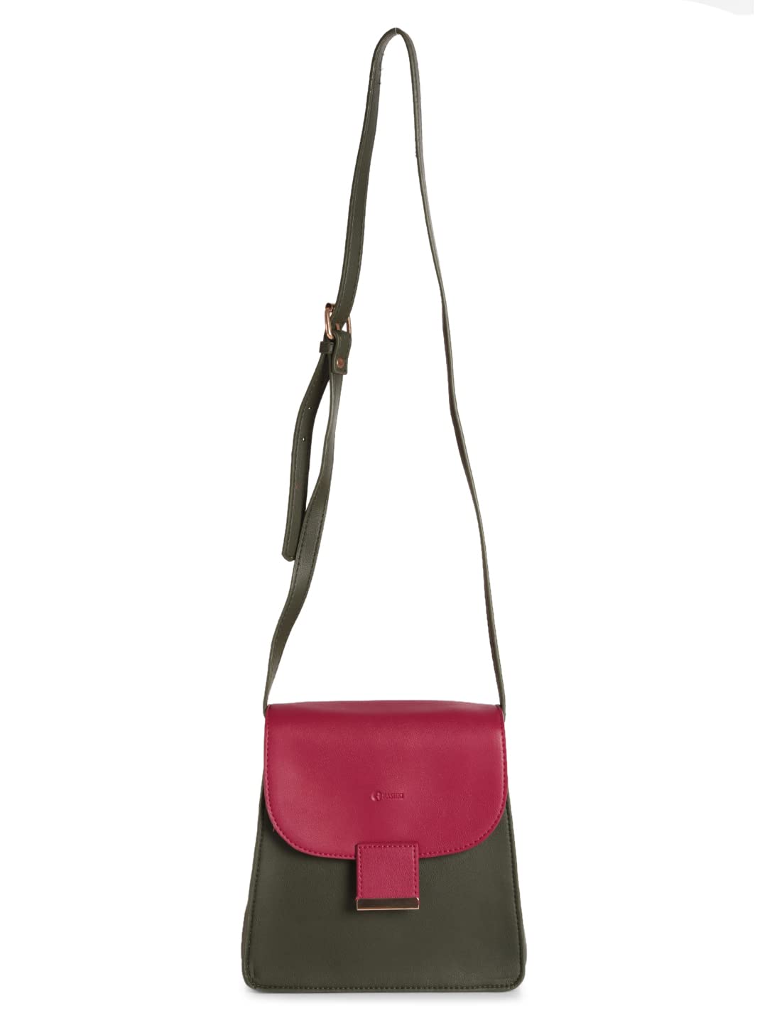 RASHKI Women Handbag/Sling Bag Vegan Leather (Green)