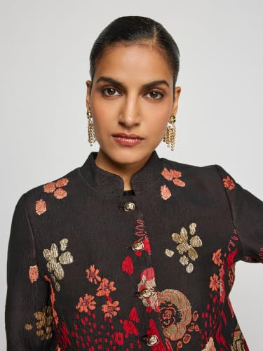 Label RITU KUMAR Black Cherry Jacket