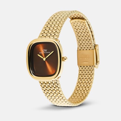 Daniel Wellington Margot Rectangular 26mm Brown Dial Analog Women Watch - DW00100968K