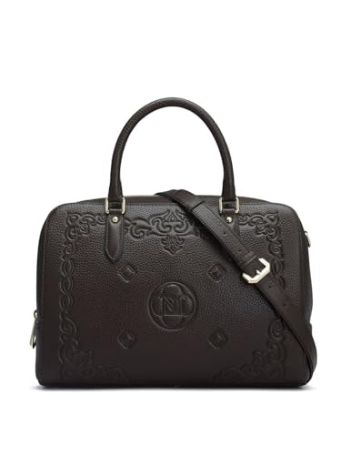 Da Milano Genuine Leather Brown Satchel (Medium) (01554)