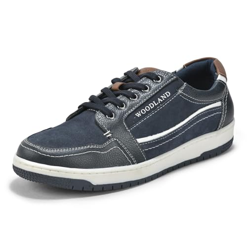 Woodland Men's Navy Softy Milled Casual Shoes-9 UK (43 EU) (OSNK 6215024)