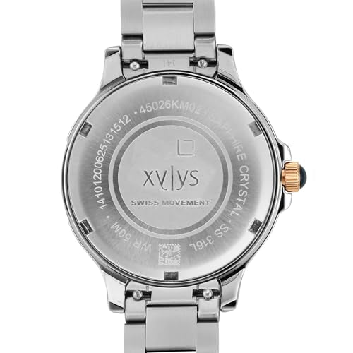 Xylys Genevieve with Analog Quartz White Dial Two Toned Stainless Steel Strap Watch for Women - 45026KM02E