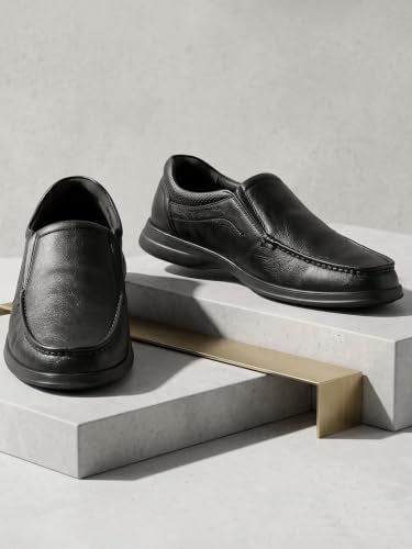 Bata Prime Slipon Men Formal Slip-on Shoes - Black (11 UK) (8556555)