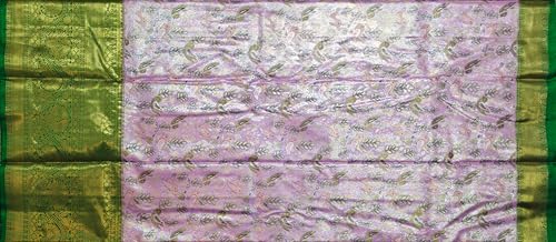 VFCollections Women's Kanchipuram Silk Pure Pattu Sarees With Blouse (VFC630-3)