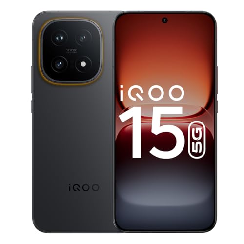 iQOO 15 (Alpha, 12GB RAM, 256GB Storage) | Fastest Snapdragon 8 Elite Gen 5 Processor* | Samsung 2K M14 Lead OLED Display | Origin OS 6 with Personalized AI Features