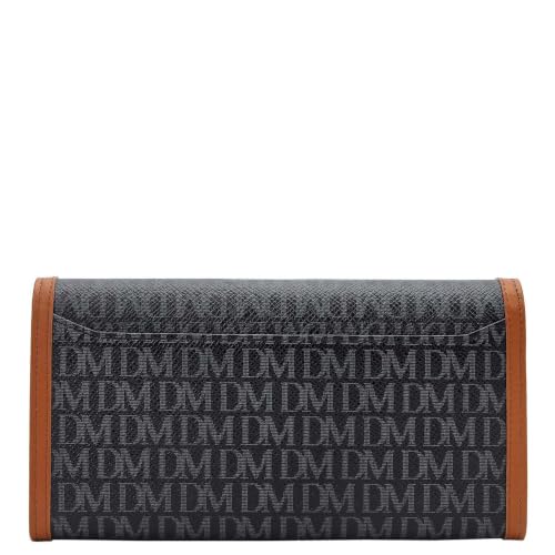 Da Milano Premium Leather Wallet for Women | Multi Compartment Travel Wallet - Black