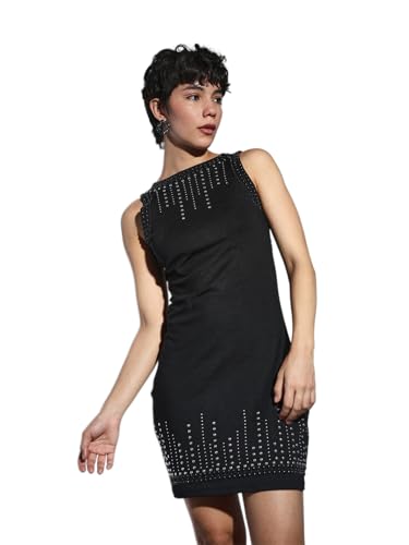 ONLY Women's Loose Fit Black Dress