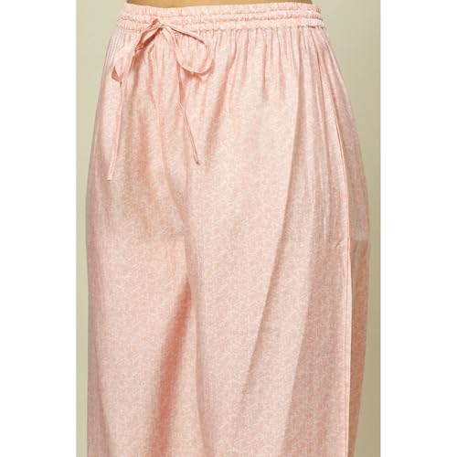 Rangriti Women's Cotton Blend Kurta Set (RSKASRTD18004SS23LPNK_Light Pink