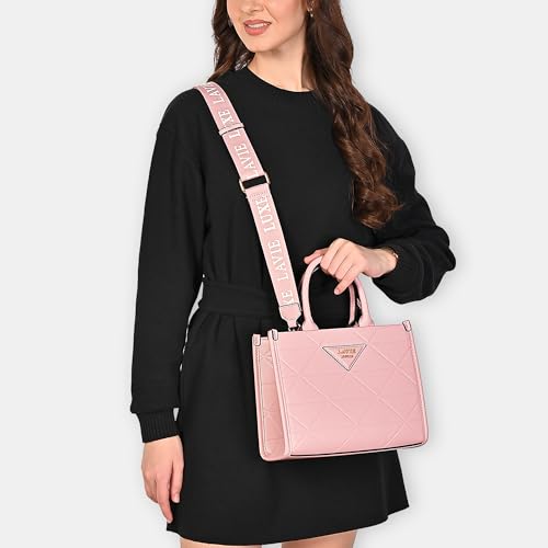 Lavie Luxe Mona25 Box Satchel Bag for Women | Satchel Handbag for Work | Ladies purse | Stylish Shoulder Bag | Gift for Women