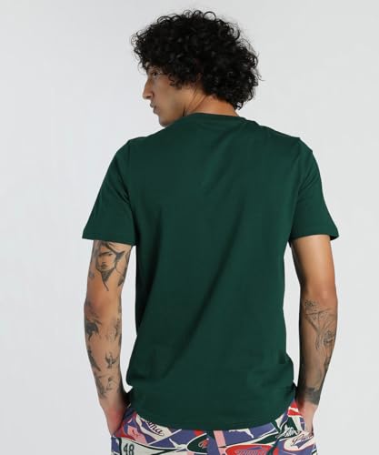 Puma Men's Regular Fit T-Shirt (634158_Dark Myrtle