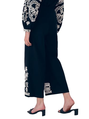 VERO MODA Women Straight Fit High-Rise Black Trouser