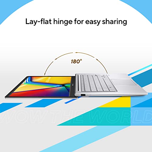 ASUS Vivobook 14, Intel Core i3 13th Gen 1315U, 8GB RAM, 512GB SSD, FHD 14", Windows 11, Office Home 2024, Cool Silver, 1.40kg, X1404VA-NK761WS, Intel UHD, M365 Basic (1Year)*, Backlit Keyboard Laptop