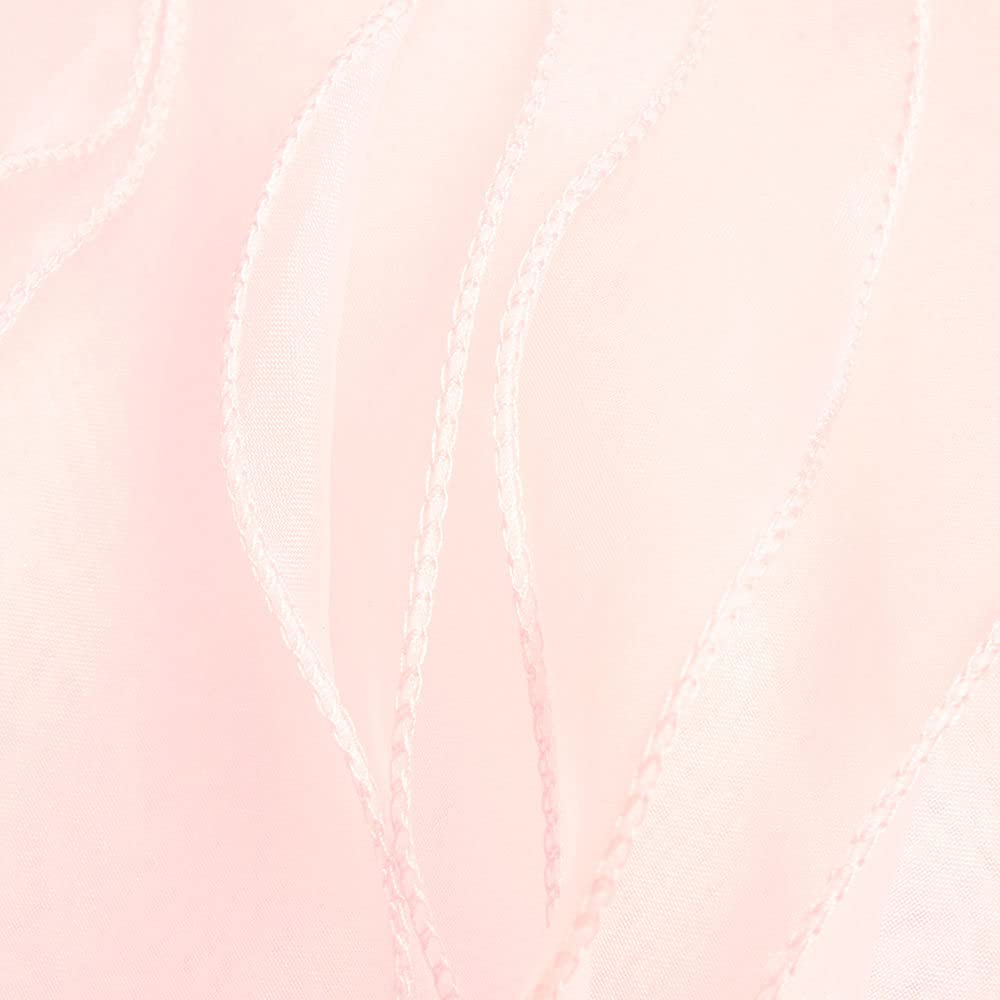 Hopscotch Girls Knee Length Party Dresses in Peach Color for Ages (4-5 Years)