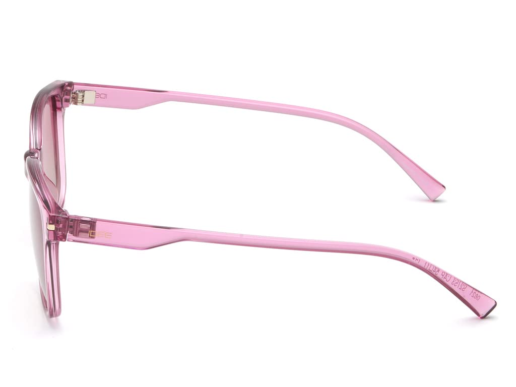 IDEE 100% UV protected sunglasses for Women | Size- Medium | Shape- Square | Model- IDS2753C4PSG (Shiny Crystal Pink)