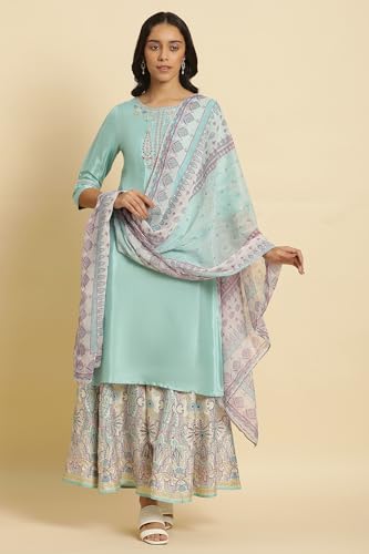 W for Woman Women's Regular Divided Skirt (23AUW62343-120743_Multicolour