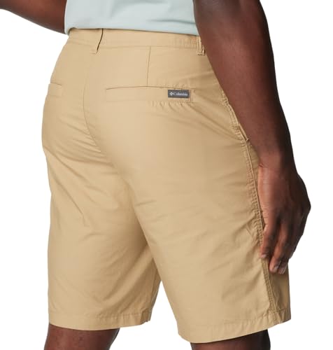 Columbia Men Brown Washed Out Shorts, 36