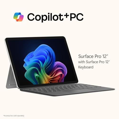 Microsoft Surface Pro 12" - Windows 11 Home - Copilot+ PC - LCD PixelSense Touchscreen - Snapdragon X Plus (8 Core) - 16GB RAM - 512GB SSD - Platinum. with Microsoft 365 for 6 Months*