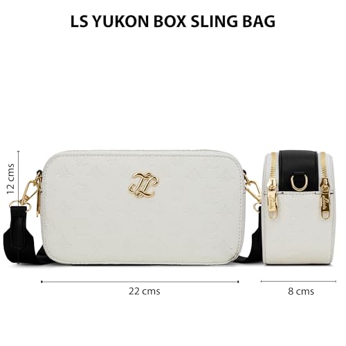 Lavie Signature Women's Yukon Box Crossbody Sling Bag | Ladies Purse Handbag | Gift for Women