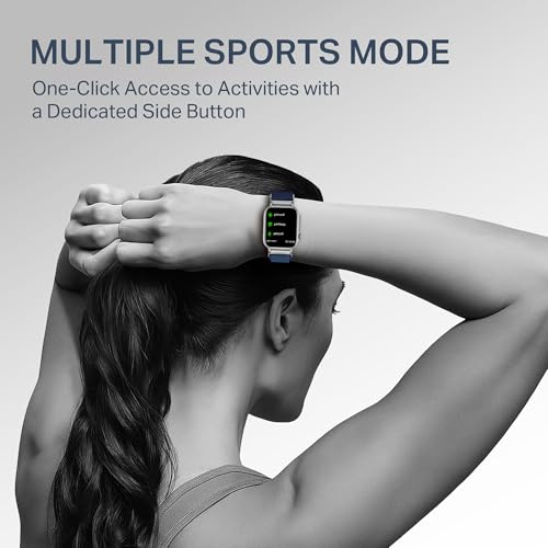 boAt New Launch Storm Infinity Max, 20 Days Maximum Battery, Biggest Battery Capacity Ever! 2.01" (5.1cm) Display, Functional Crown, AI Nudges, BT Calling, Smart Watch for Men & Women (Sports Blue)