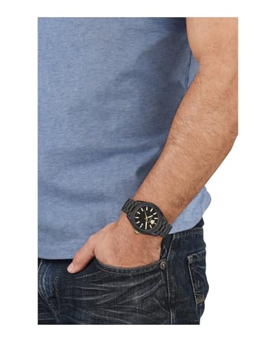 Versace V-Code 42 mm Black Dial Men Analog Watch- VE6A00925