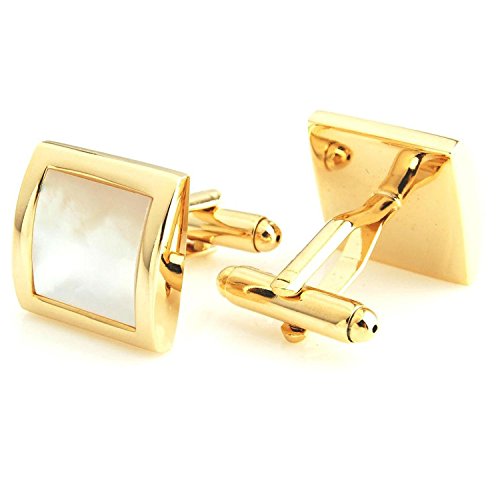 Peluche All Time Sexy: Studded with Natural Mother of Pearl (Semi Precious) Cufflinks for Men